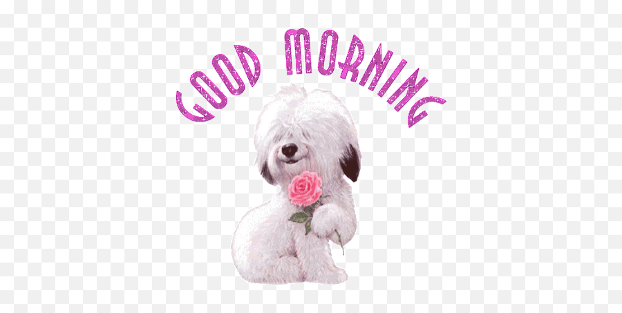 Top He Is So Cute With Dogs Puppies Stickers For Android - Animated Good Morning Dog Gif Emoji,Doge Emoji