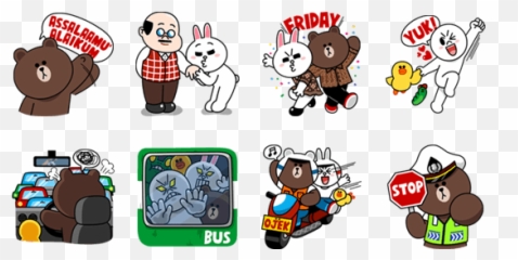 Charge Line Credit And Get The Free - Line Sticker Bus Emoji,Line App Emoji
