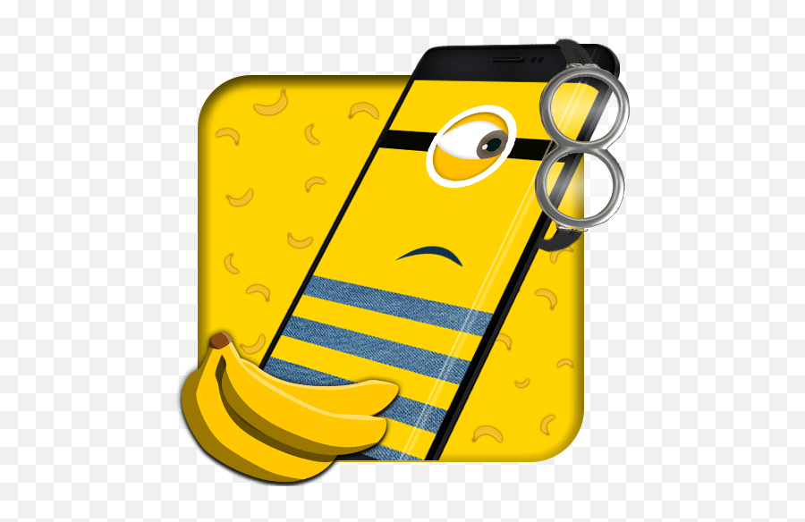 Amazoncom Cute Yellow Banana Cartoon Live Wallpaper - Yellow Phone Wallpaper Android Emoji,Make Emoji Wallpaper