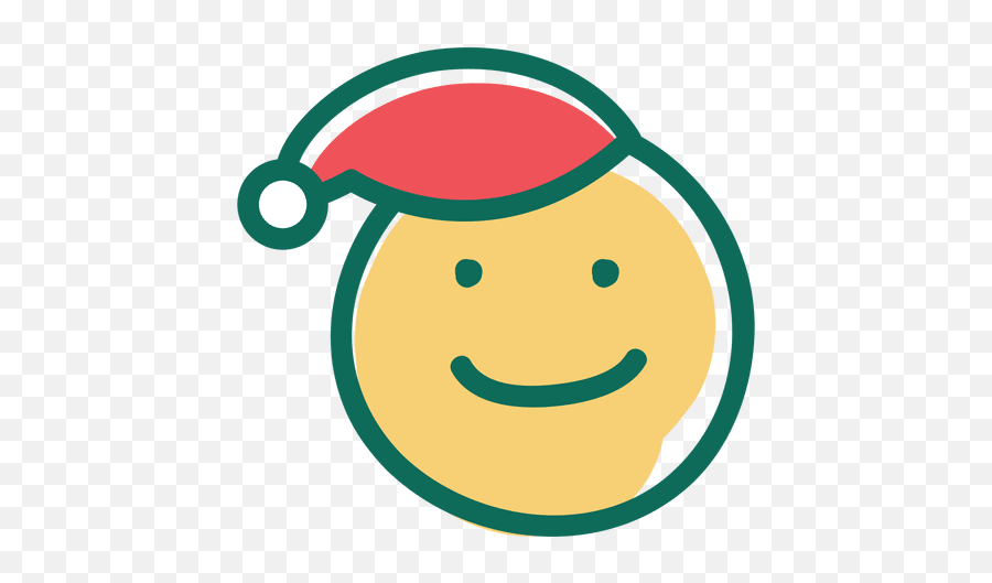 Smile Santa Claus Hat Face Emoticon 16 - Transparent Png Bannai Shokud Emoji,Santa Emoji