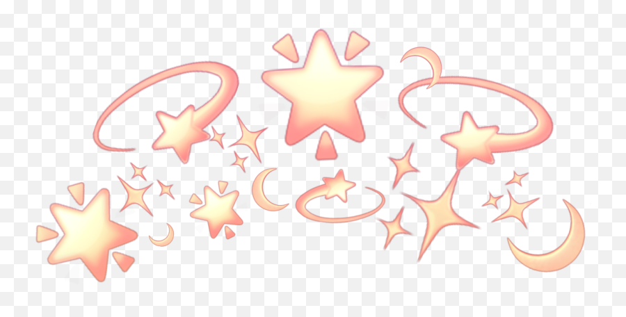 Star Starcrown Rosegold Crown Sticker - Decorative Emoji,Rose Gold Emoji