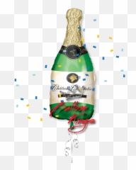Champagne Bottle - Balon Flasa Emoji,Champagne Cheers Emoji