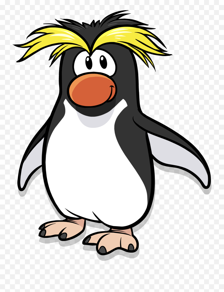 Rockhopper Penguin - Cartoon Southern Rockhopper Penguin Emoji,How To Make A Penguin Emoji