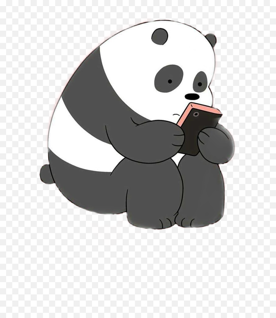 Sticker Bear Webarebears Cartoon - We Bare Bears Sticker Png Emoji,We Bare Bears Emoji