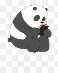 Sticker Bear Webarebears Cartoon - We Bare Bears Sticker Png Emoji,We Bare Bears Emoji