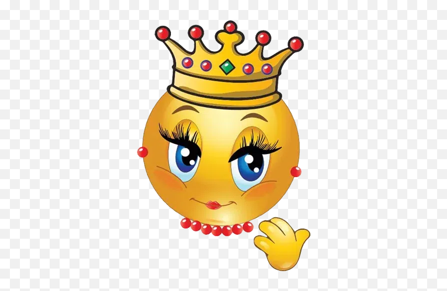 V Whatsapp Stickers - Stickers Cloud Queen Smiley Emoji,V) Emoticon