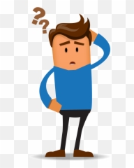 Confused - Visitor Omino Dubbioso Disegno Clipart Full Omino Dubbioso Png Emoji,Emoticons Duvida