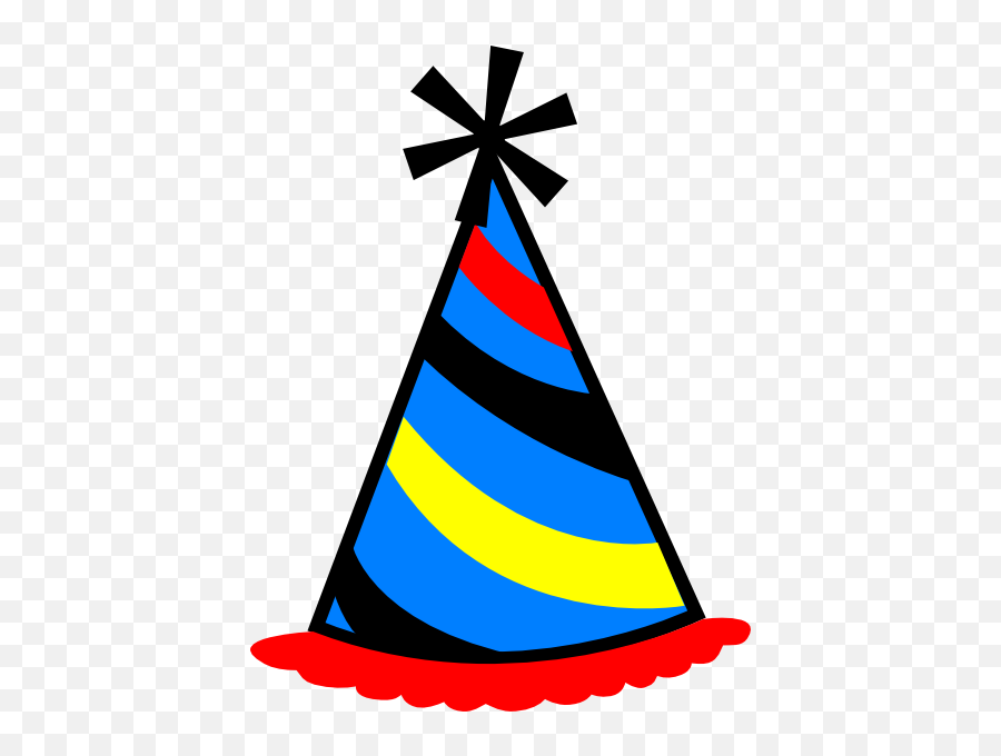 Party Hat Clipart Transparent Background Posted By Zoey - Clipart Birthday Party Hat Emoji,Birthday Hat Emoji