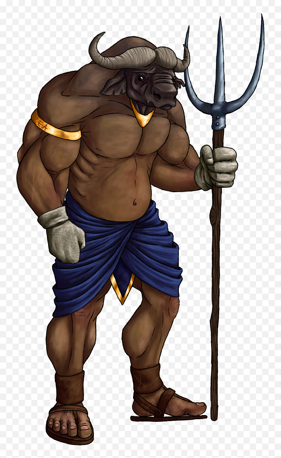 Amonkhet Minotaur - Supernatural Creature Emoji,Teenage Emotions Pitchfork