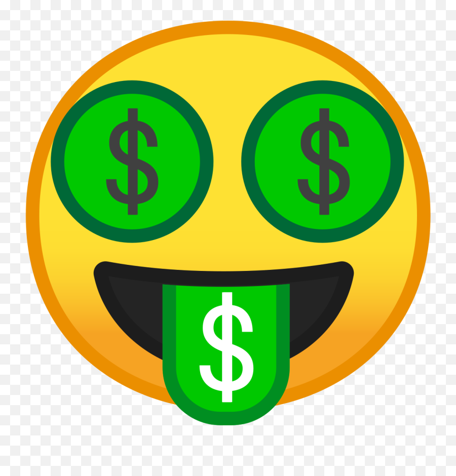 Noto Emoji Pie 1f911 - Transparent Background Money Face Emoji,C9 Shroud Emojis