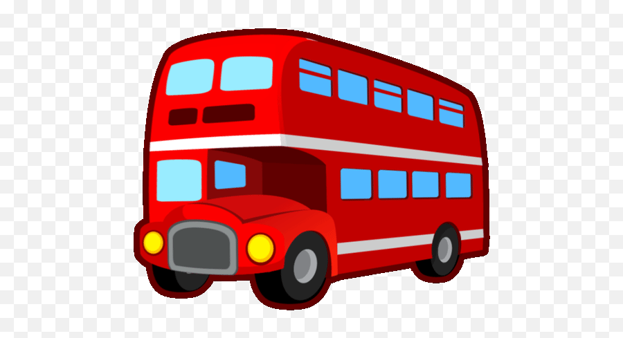 Top Red London Stickers For Android - Transparent Animated Bus Gif Emoji,Emojis Bus