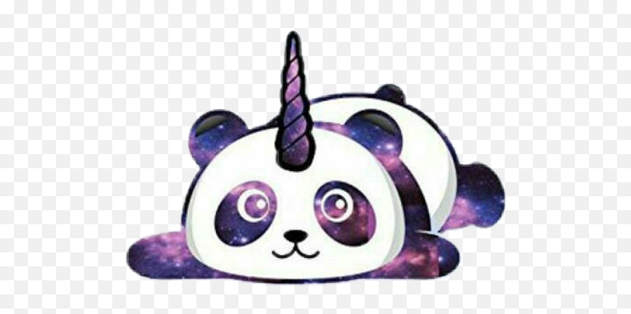 Pandacorn Cute Animals Sticker - Kawaii Cute Unicorn Panda Emoji,Panda Emoji Galaxy