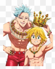The 2 Kings - Meliodas And Ban Kings Emoji,Can Meliodas Get His Emotions Back