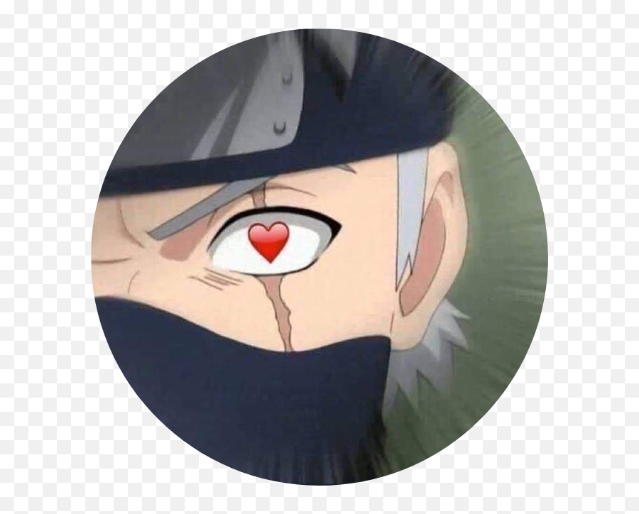 Cartoon On Net Cartoon Heart Eyes Meme - Kakashi Kamui Emoji,0y Emoticons