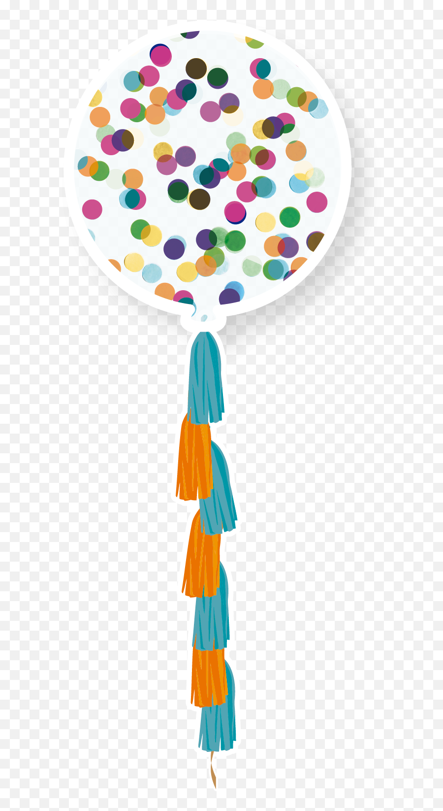 Tassle - Balloon Emoji,Confetti Emoji Transparent