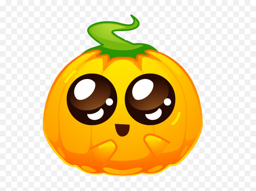 Pumpkin Pumpkins Spooky Sticker - Pumpkin Emoji Transparent Cute,Pumkin Emoticon For Facebook