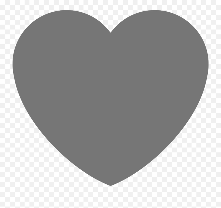 Black Heart Twitter Emoji,Gray Heart Emoji