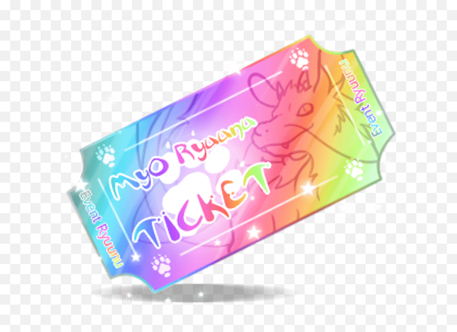 A Complete - Rainbow Ticket Emoji,Deviantart Emoticon Codes