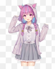 Pin - Minato Aqua Png Emoji,Chibi Girl With Diferent Emotions