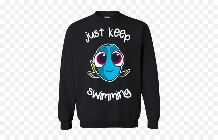 Finding Dory Swimming Shirts Just Keep - Long Sleeve Emoji,Dory Finding Nemo Emoticon