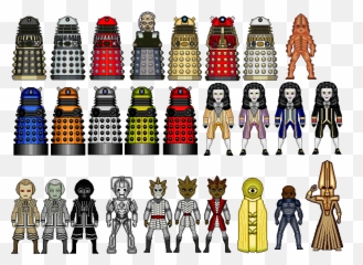 Official Eagle Moss Doctor Who 50th - Fictional Character Emoji,Dr Who Rose Gives Dalek Emoticon