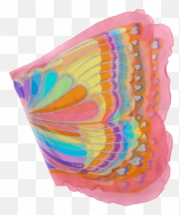 Pink Rainbow Butterfly Fantasy Wings - Decorative Emoji,Rainbow Emoji Dogs