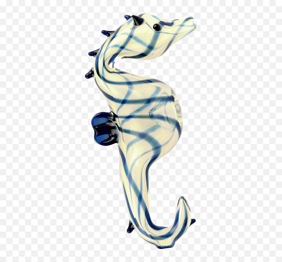 Seahorse Glass Hand Pipe Dry Pipes - Northern Seahorse Emoji,Boi Hands Emoji