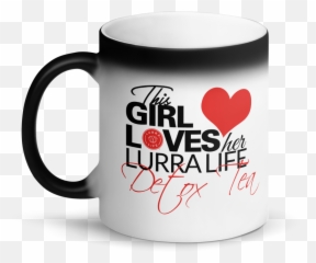 This Girl Loves Her Lurra Life Detox Emoji,Smiley Face Emoticon Emoji Magic Color Changing Ceramic Coffee Mug