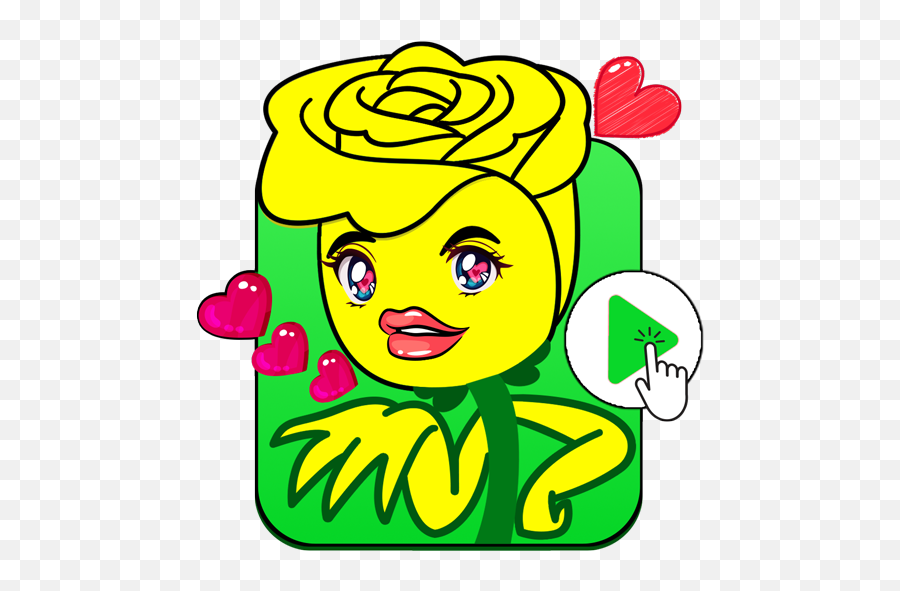 Animated Flowers Stickers For Whatsapp 10 Apk Download Emoji,Flores Emojis Whatsapp Png