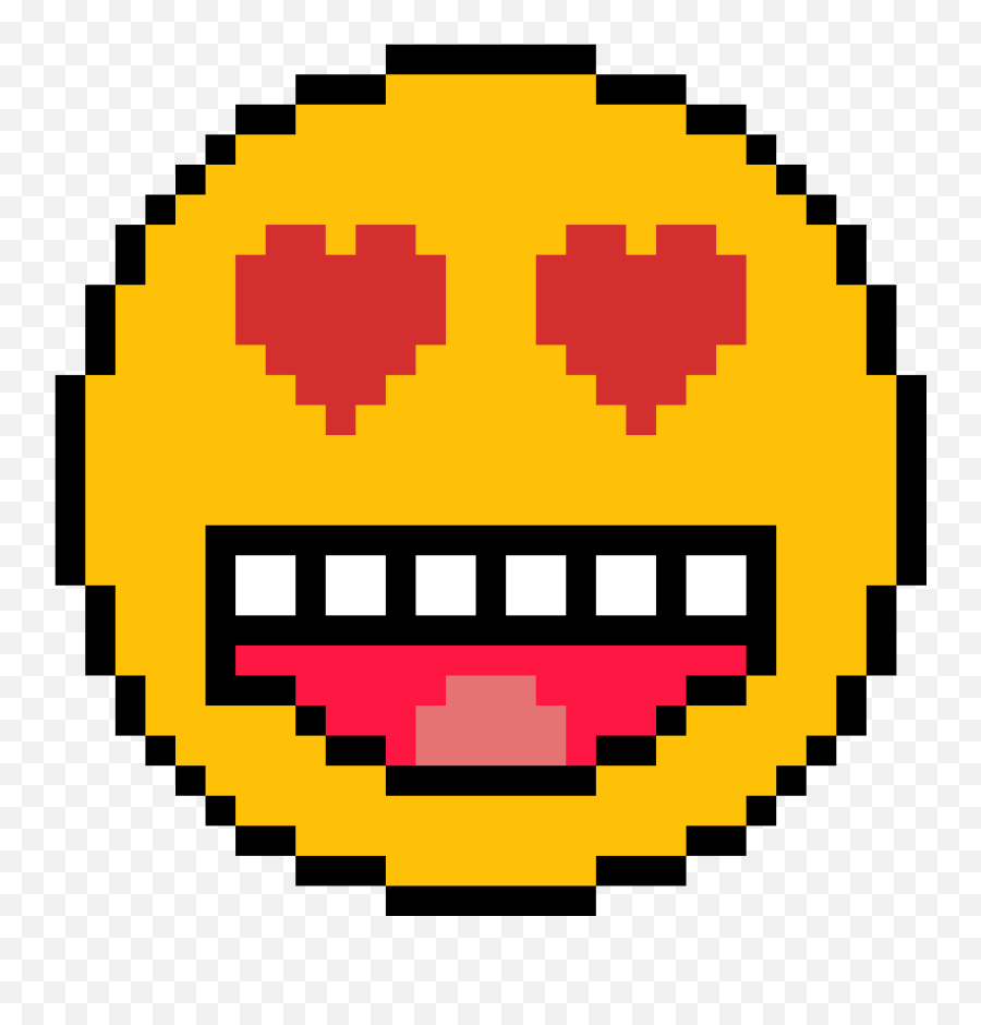 Pixilart - Nuclear Symbol Pixel Art Emoji,Love It Emoji