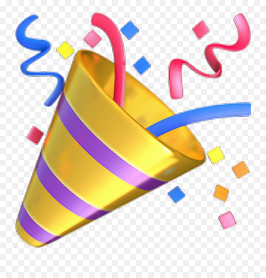 Party Popper Emoji Party Popper Emoji Emoticon - Party Popper Emoji Png,Celebration Emoji