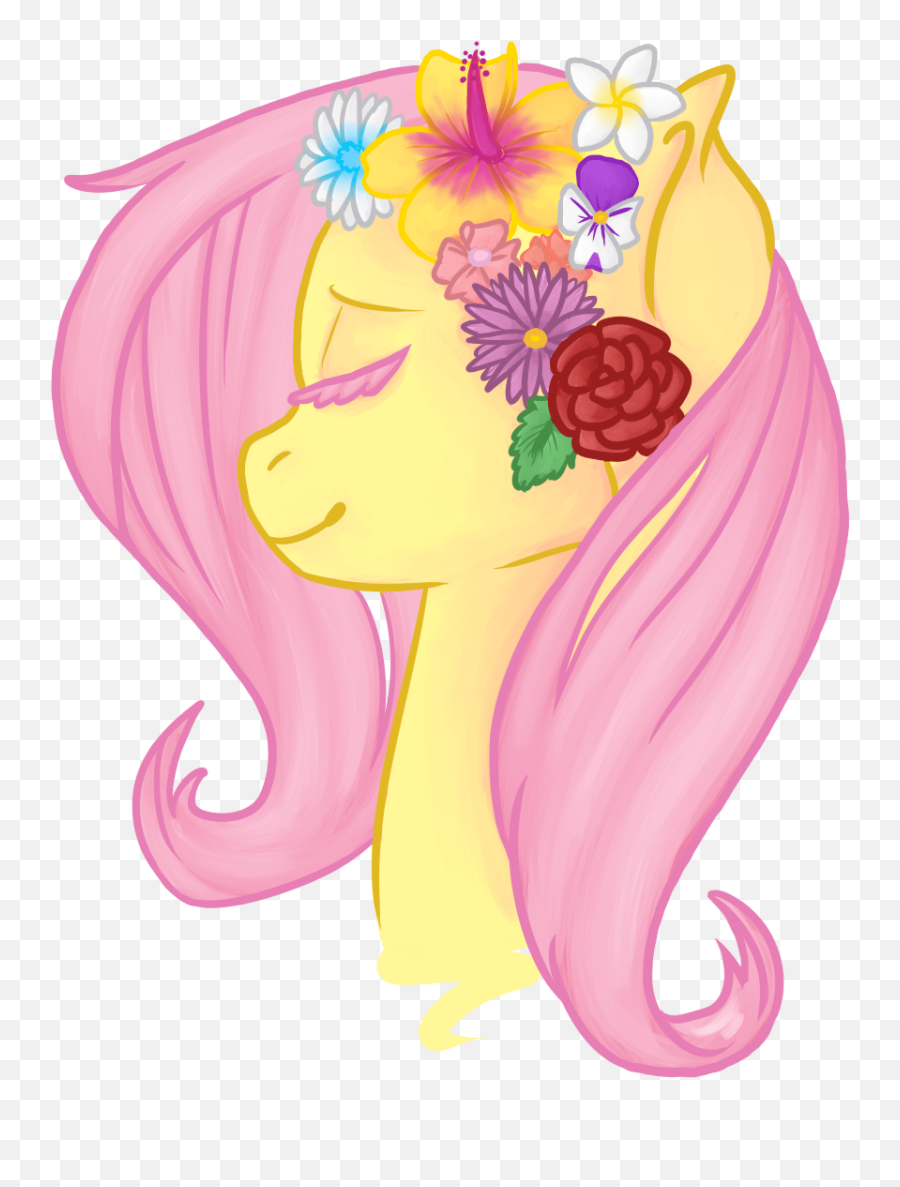 Flower Crown - Visual Fan Art Mlp Forums Emoji,Emojis In Flower Headbands