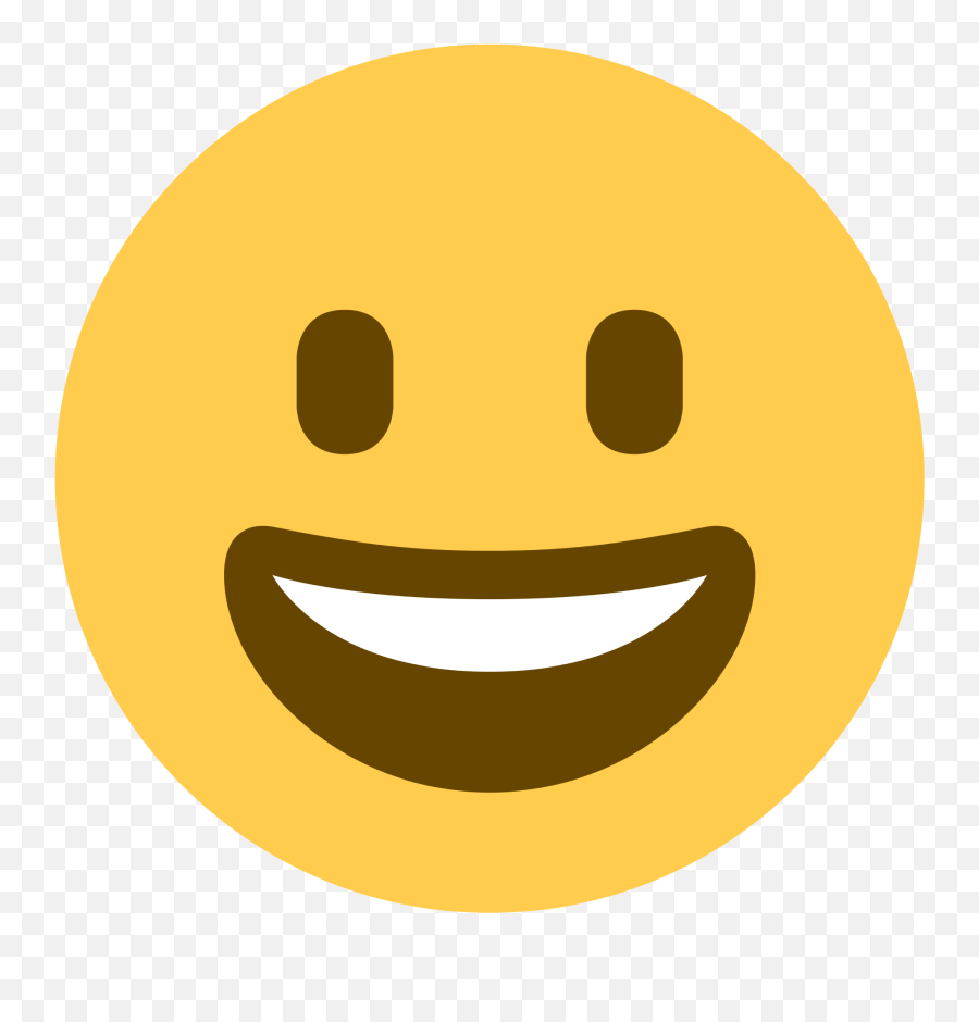 Grinning Face With Smiling Eyes Emoji - Discord Smile Emoji Png,Wide Smile Emoji