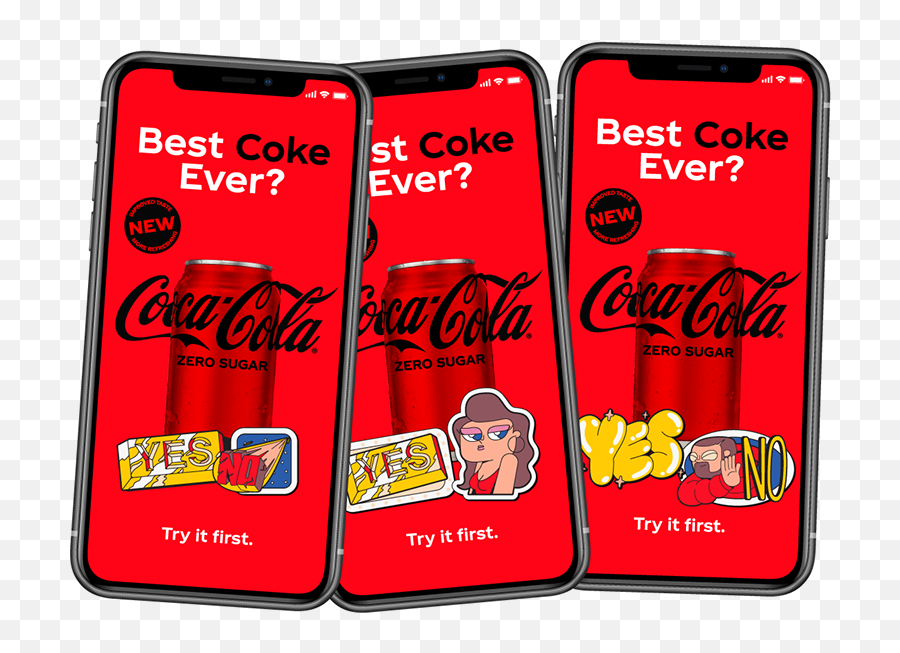 Coca - Cola Zero Stickers On Behance Emoji,Calzone Emoji