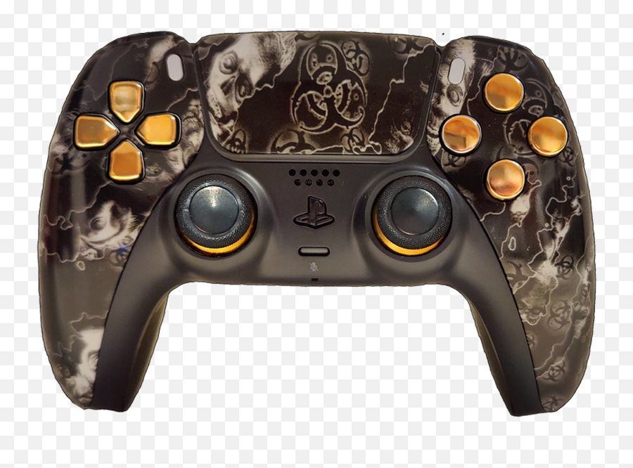 Ps5 Custom Rapidfire Controller Pro - Mit Paddles Devil Camo Weißgold Stick Wwwcustomgamersde Emoji,Ps5 Emoji