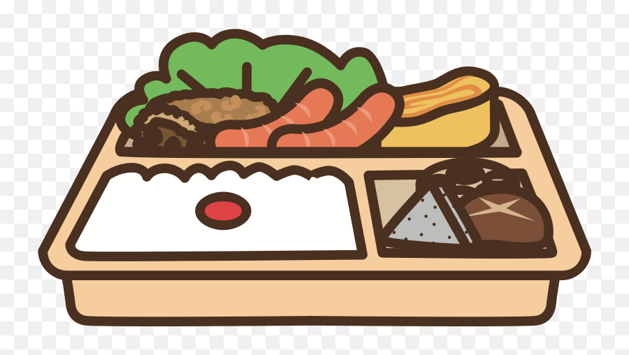 Bento Lunchbox 1 - Openclipart Emoji,Lunch Emoji