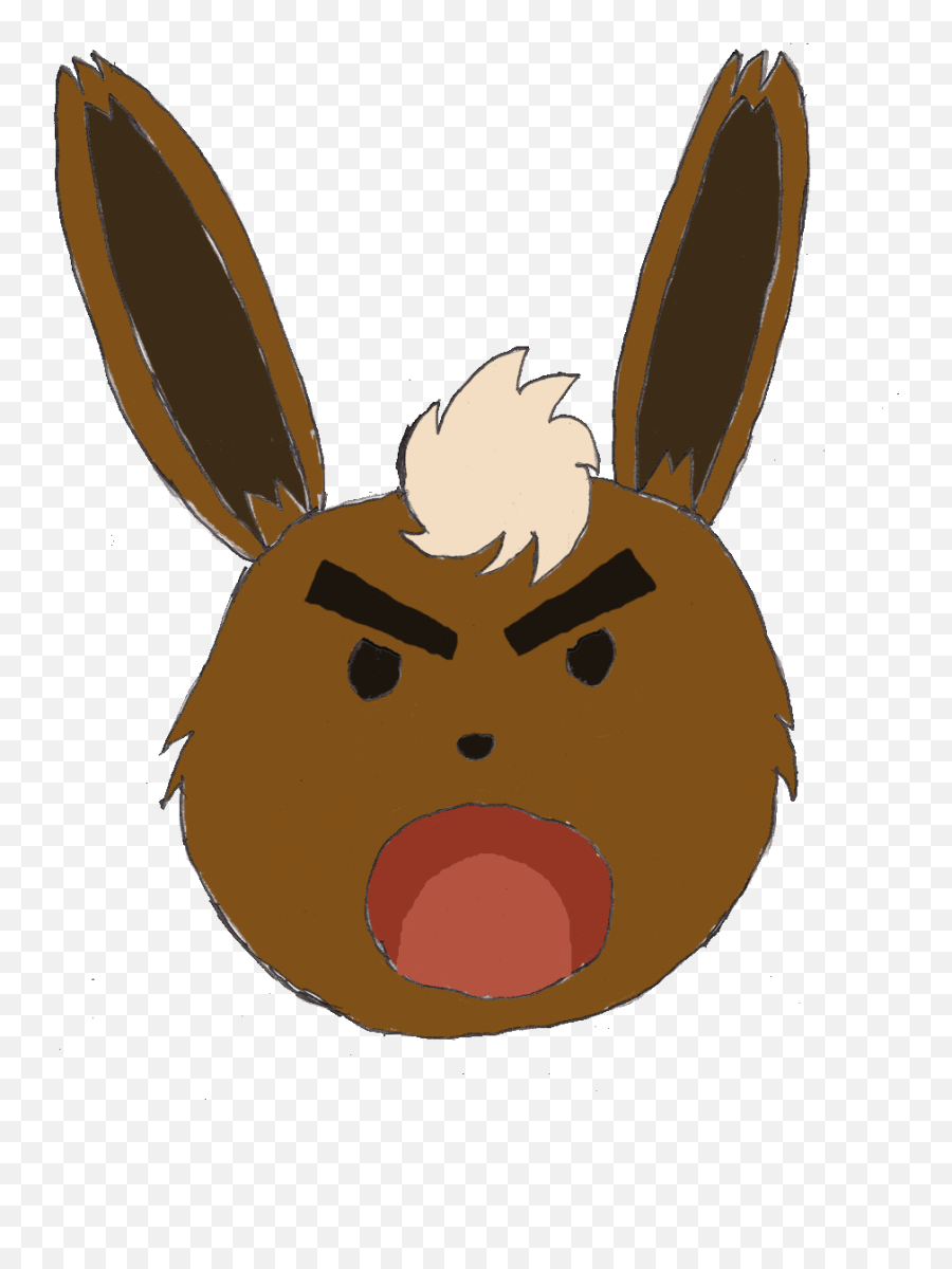 Ginger The Eevee Mad Gif Weasyl Pokemon - Cloudygif Eevee Angry Emoji,Ginger Emoji