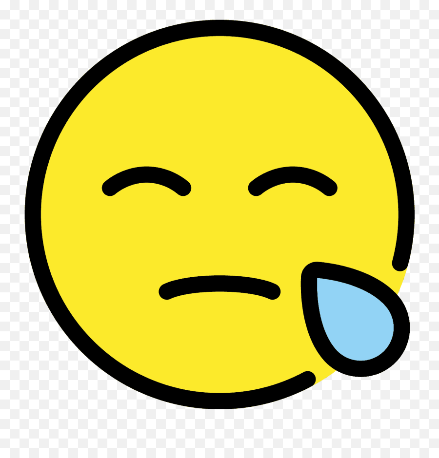 Sleepy Face - Dibujo Cara De Sueño Emoji,Sleepy Emoji