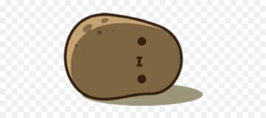 Kawaii Potato Png World - Kawaii Potato Sticker Emoji,Kawaii Potato Emoji