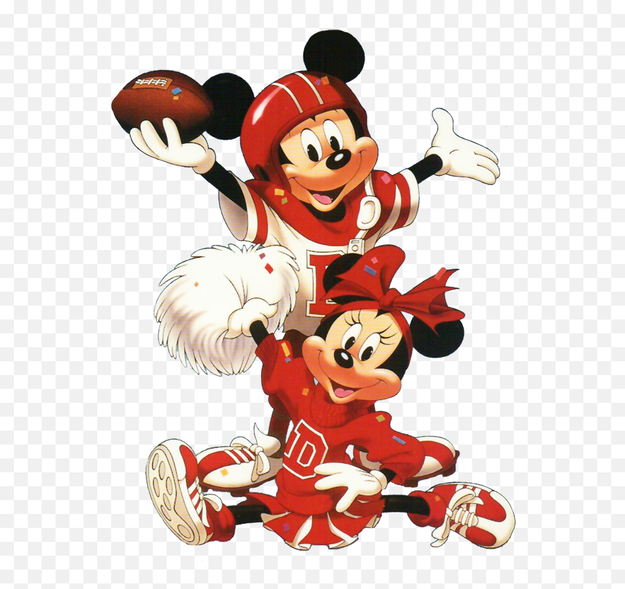 Minmickvictorypng 600775 Pixels Imagenes Mickey Y - Minnie Mouse Football Emoji,Cheerleading Emoticons