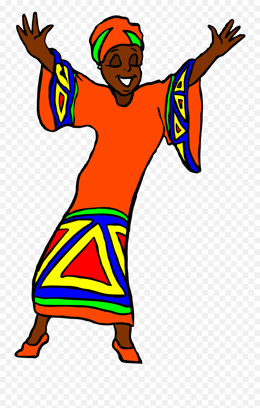 Image Freeuse Library Very Happy African Woman Clipart - Happy African Woman Clipart Emoji,Free African American Emoji