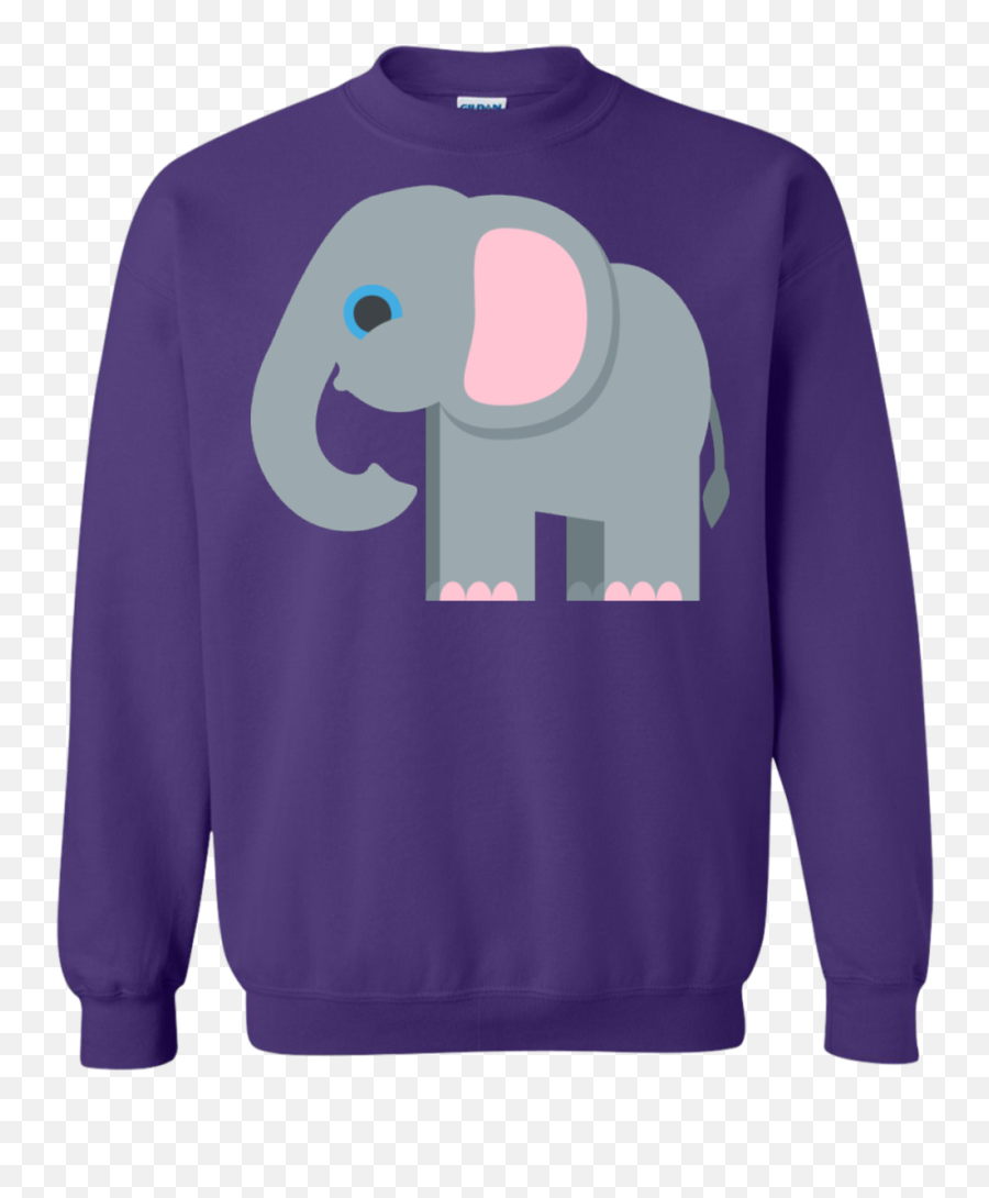Elephant Emoji Sweatshirt - Not Christmas Yule,Pink Sweater Emoji