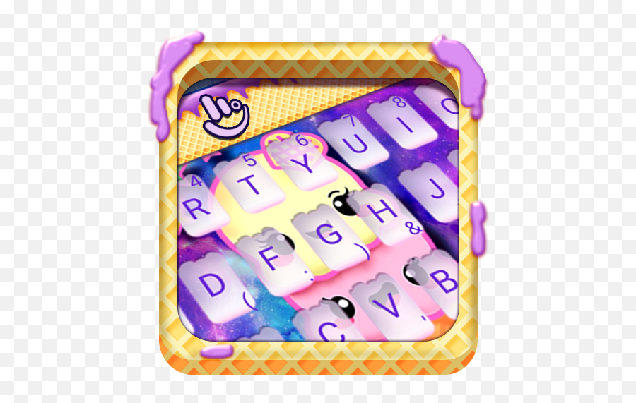 Download Galaxy Ice Cream Keyboard Theme On Pc U0026 Mac With - Girly Emoji,Galaxy Note 2 Emoji Keyboard