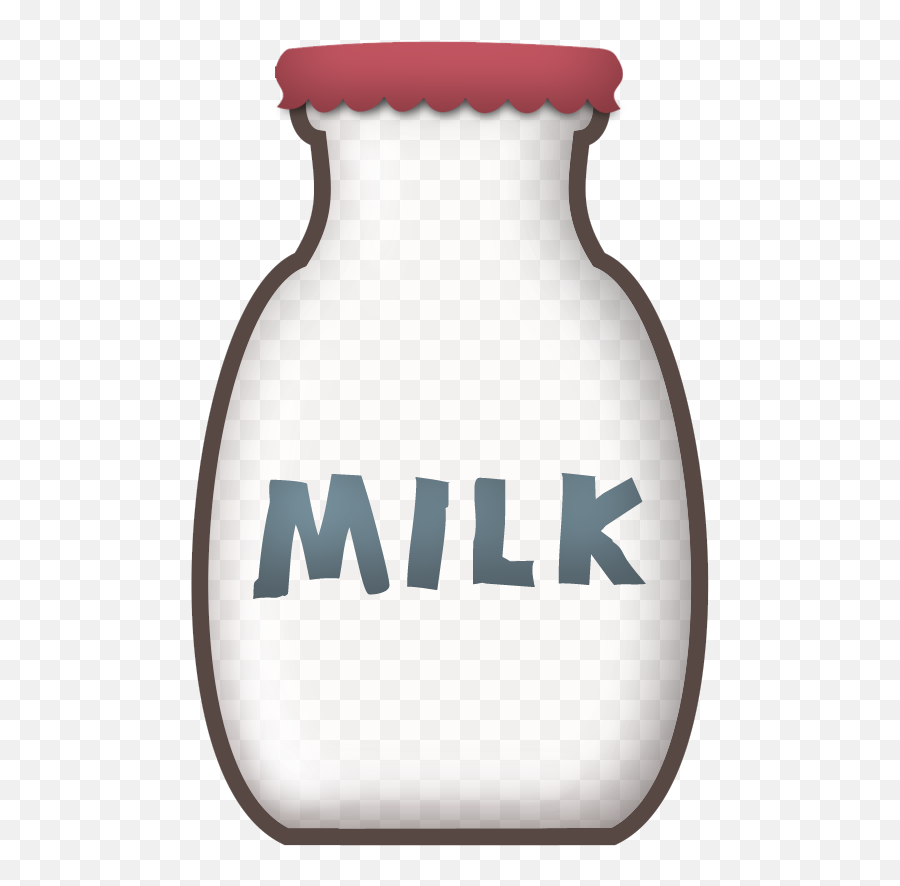 Milk Scrapbook Clipart Emoji - Comida De Granja En Dibujo,Milk Emoji