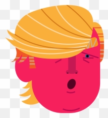 Picture - Donald Trump Flat Design Emoji,Shadman Emoji Movie