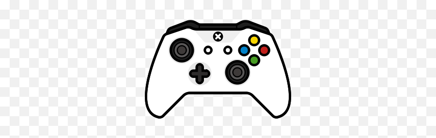 Controller Gamer New White Xbox One Icon - Free Download Xbox One Controller Png Emoji,Gaming Controller Emoji