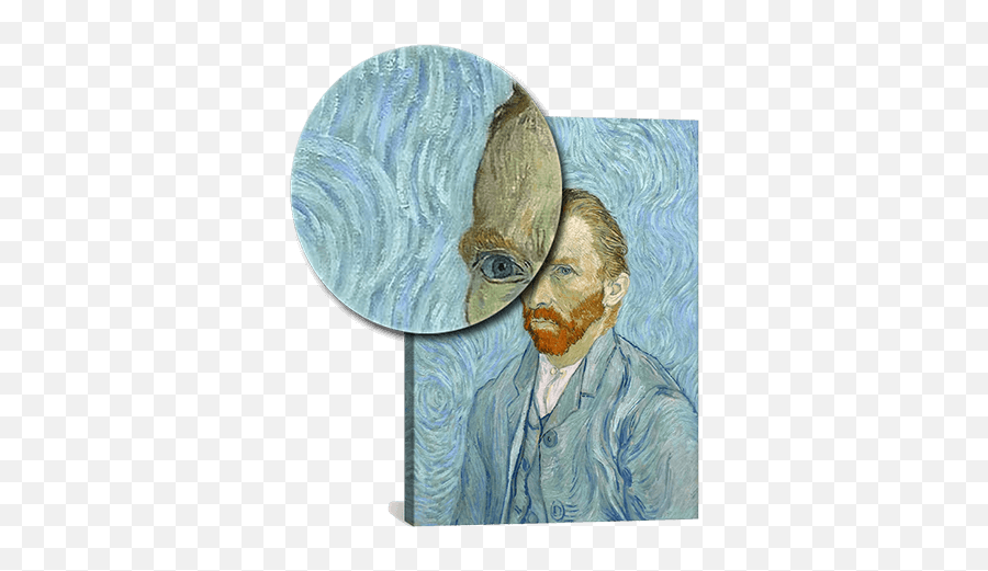 Abstract Art - Van Gogh Portrait Framed Emoji,Trees Emotion Paintings Van Gogh