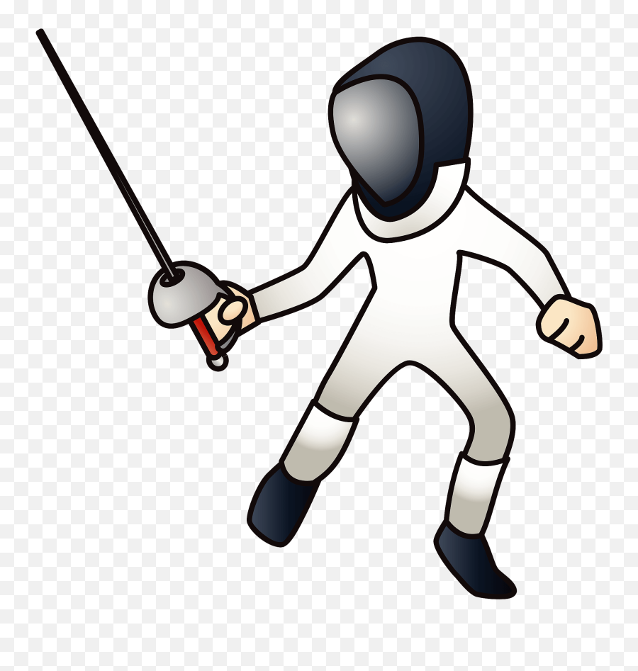 Fencing Clipart - Transparent Sport Fencing Png Emoji,Fencing Emoji