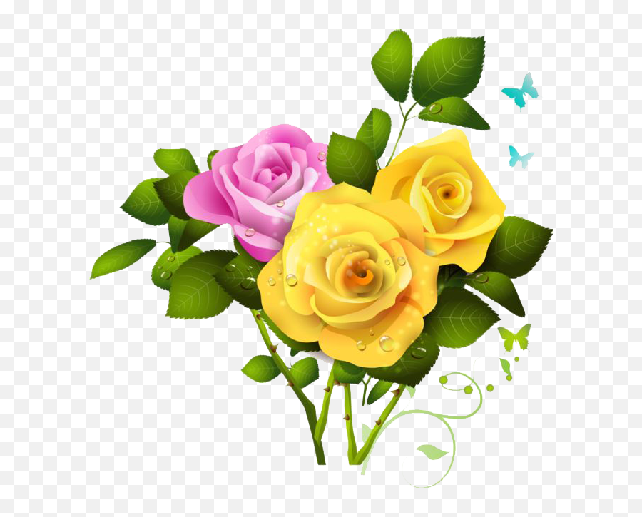 Pink Roses Flowers Bouquet Png File Png Svg Clip Art For - Rose Hd Images Png Emoji,Pink Rose Emoji
