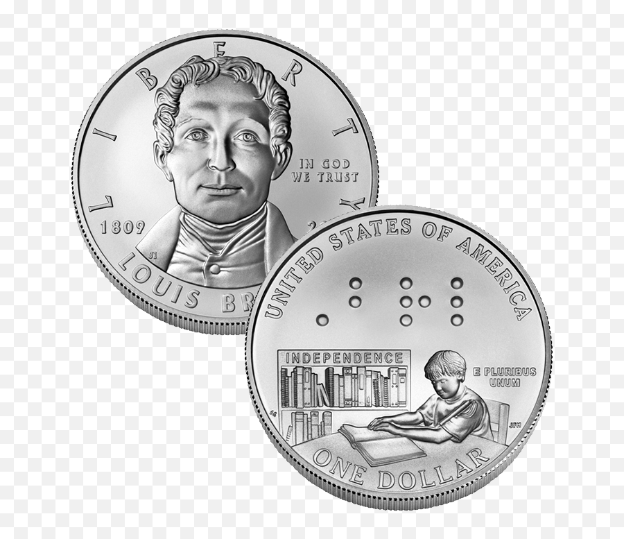 Coin Clipart Dollor Coin Dollor - Braille One Dollar Emoji,Whats Emojis For Dollors